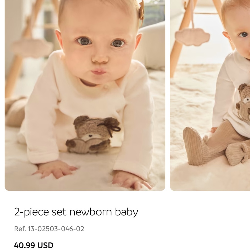 Mayoral
2 piece set “adorable”